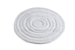 Mijölnir Alfombrilla de Baño Redonda Blanca